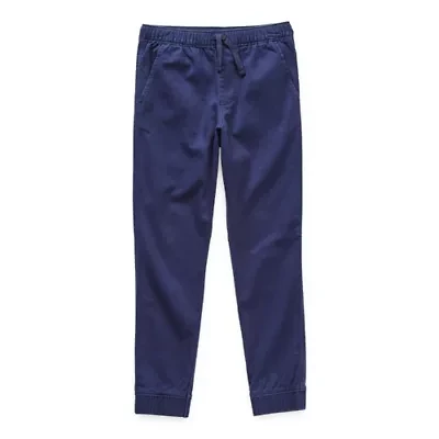 Thereabouts Pull-On Little & Big Kid Boys Stretch Fabric Cuffed Regular Fit Jogger Pant
