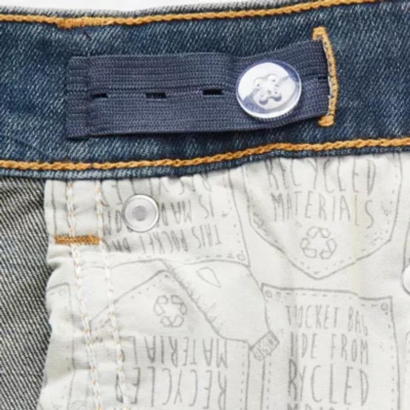 Thereabouts Little & Big Kid Boys Adaptive Adjustable Waist Stretch Fabric Straight Leg Jean