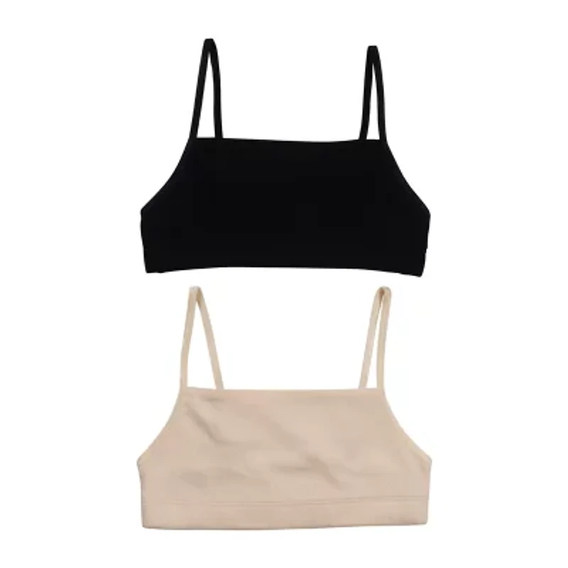 Hanes Little & Big Kid Girls Light Support 2-pc. Bralette Rjh2008c-As3
