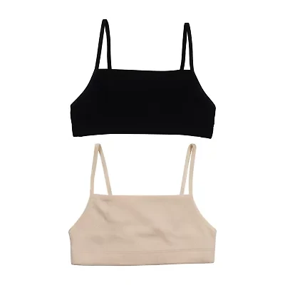 Hanes Little & Big Kid Girls Light Support 2-pc. Bralette Rjh2008c-As3