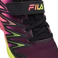 FILA Fantom 8 Strap Little Kid Girls Running Shoes