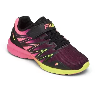 FILA Fantom 8 Strap Little Kid Girls Running Shoes