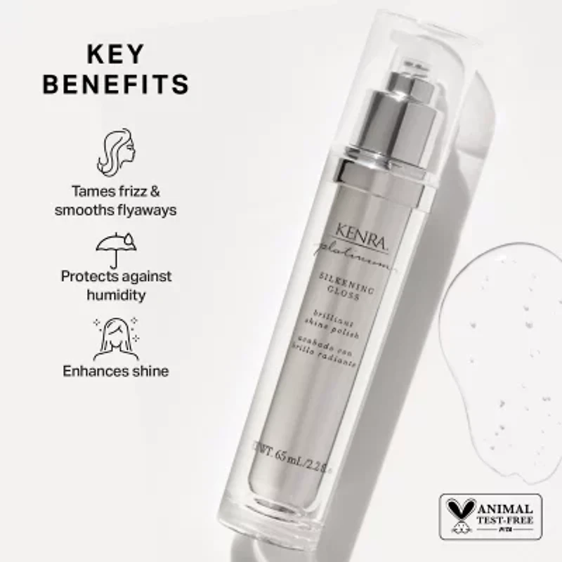 Kenra Professional Platinum Silkening Gloss Styling Product 2.3 oz.