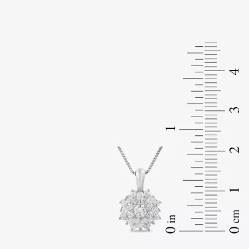 Diamond Blossom 1 CT. T.W. Natural White Diamond 10K or 14K White, Yellow, or Rose Gold 2-pc. Jewelry Set