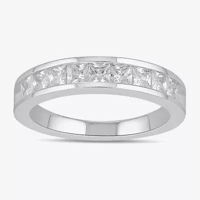 (F / Si2) Womens 1 CT. T.W. Lab Grown White Diamond 10K Gold Band