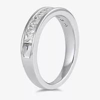 (F / Si2) Womens 1 CT. T.W. Lab Grown White Diamond 10K Gold Band
