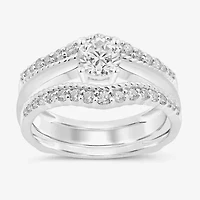 Womens / CT. T.W. Natural White Diamond 14K Gold Ring Guard