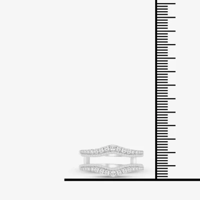 Womens / CT. T.W. Natural White Diamond 14K Gold Ring Guard