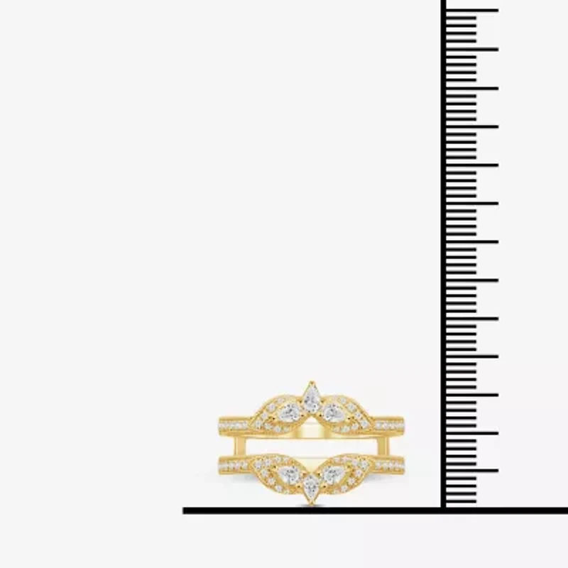 Womens / CT. T.W. Natural White Diamond 14K Gold Ring Guard