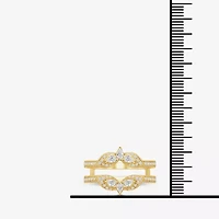 Womens / CT. T.W. Natural White Diamond 14K Gold Ring Guard