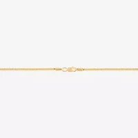 Crucifix Mens 10K Gold Cross 22 Inch Pendant Necklace