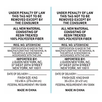 Queen Street Charleston Black 4-pc. Midweight Embellished Comforter Set