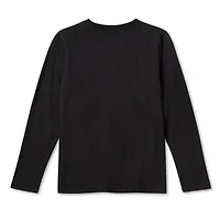 Thereabouts Little & Big Kid Boys Crew Neck Long Sleeve Regular Fit Graphic T-Shirt
