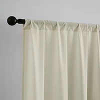 TRU-BARRIER Sheerbarrier Privacy Rod Pocket Sheer Set of 2 Curtain Panel