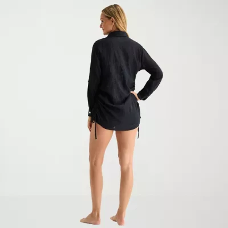 Sonnet Shores Womens Dress Swimsuit Cover-Up