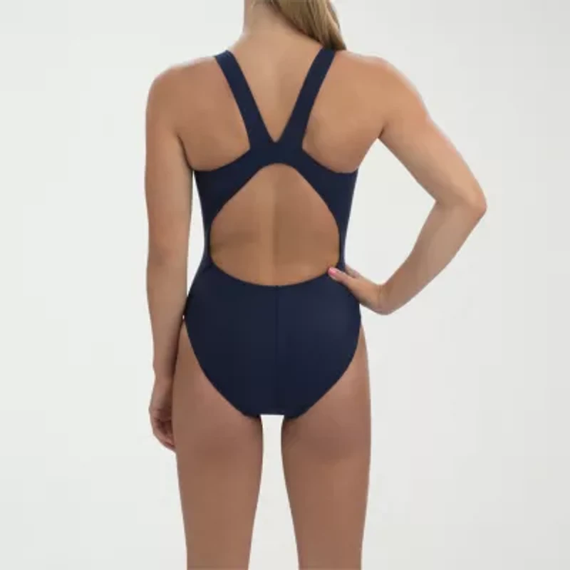 Dolfin Basics Solid Hp Back Womens One Piece Swimsuit