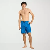 Hurley Mens Drawstring Waist 9 1/2" Ombre Swim Trunks