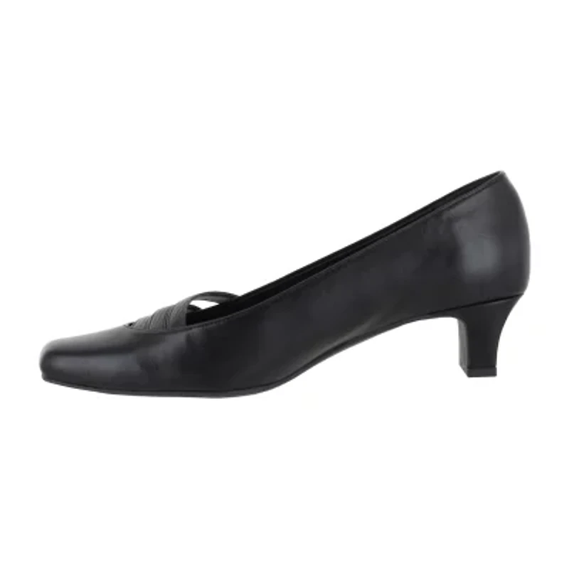 Easy Street Entice Womens Square Stiletto Heel Pumps