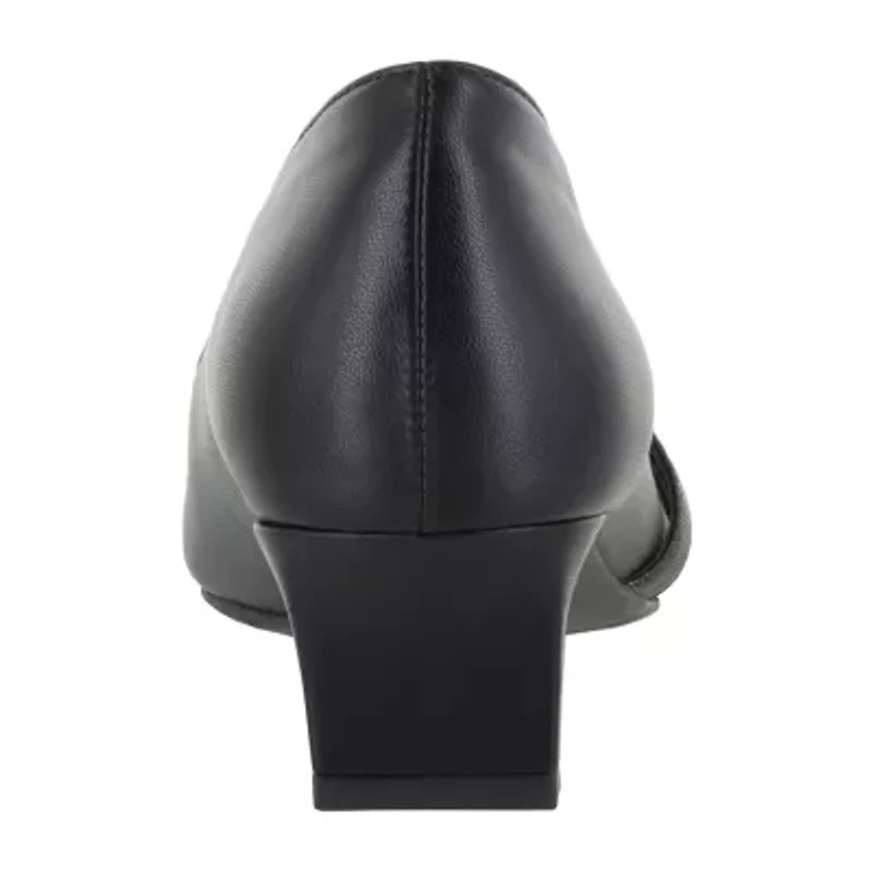 Easy Street Entice Womens Square Stiletto Heel Pumps