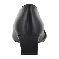 Easy Street Entice Womens Square Stiletto Heel Pumps