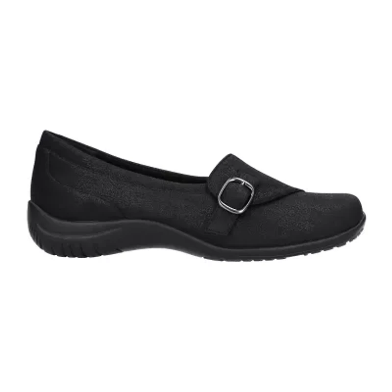 Easy Street Womens Cinnamon Square Toe Slip-On Shoe