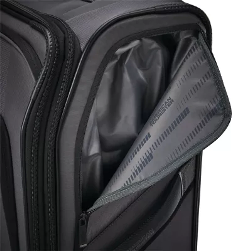 American Tourister Piroutte Deluxe Softside Expandable Carry-On Spinner Luggage