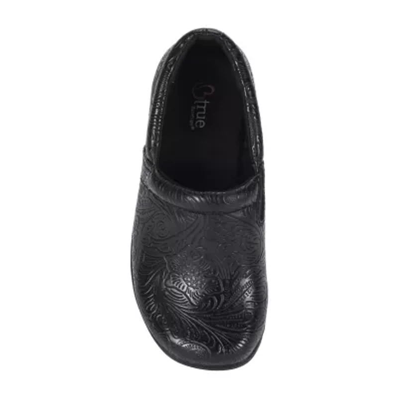 Btrue By Baretraps Brasil Womens Round Closed Toe Slip-On Shoe