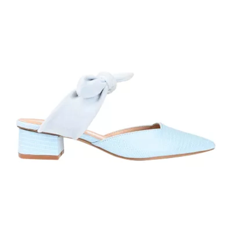 Journee Collection Melora Womens Pointed Mules