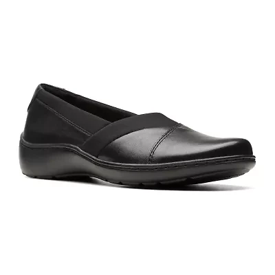Clarks Cora Charm Womens Round Closed Toe Slip-On Shoe