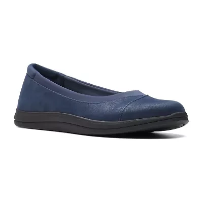 Clarks Cloudsteppers Breeze Ayla Womens Round Closed Toe Slip-On Shoe