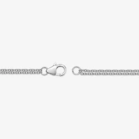 Womens Genuine Black Onyx Sterling Silver Round 18 Inch Pendant Necklace