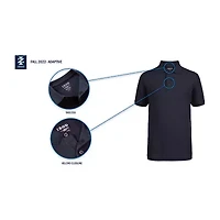 IZOD Little & Big Kid Boys Easy-on + Easy-off Sensory Friendly Short Sleeve Regular Fit Adaptive Polo Shirt
