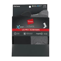 Hanes Mens 8 Pair Crew Socks