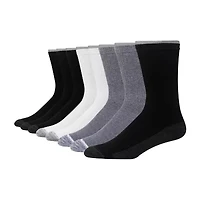 Hanes Mens 8 Pair Crew Socks