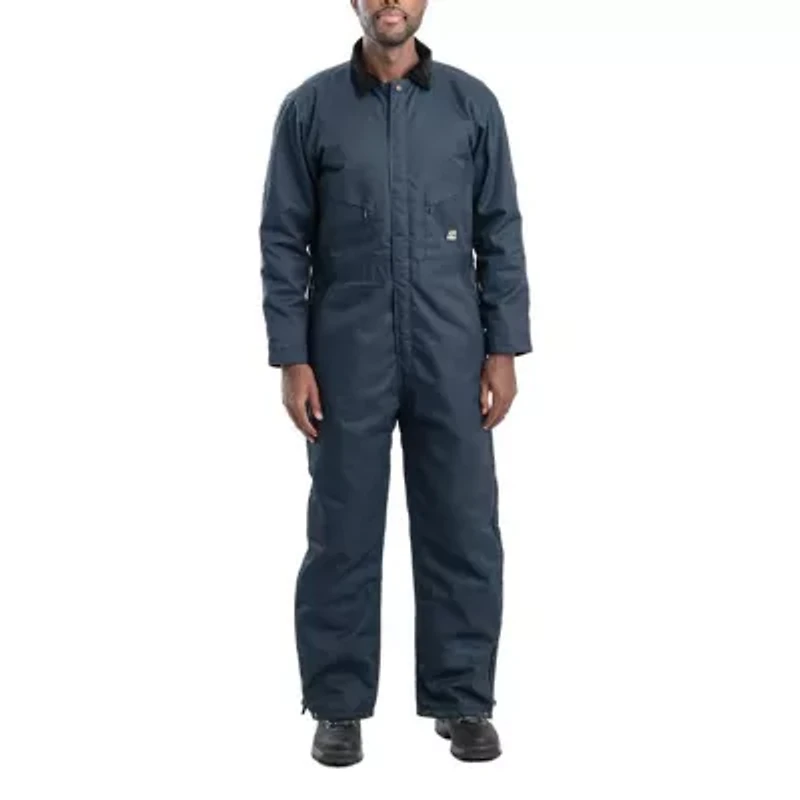 Berne Heritage Short Mens Big Insulated Long Sleeve Workwear Coverall