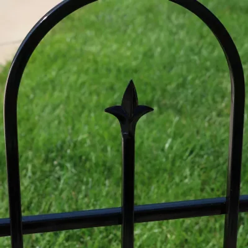 Net Health Shops Border Fence Panels Metal 2-pc. Garden Trellis