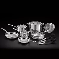Cuisinart Contour Stainless Steel 14-pc. Cookware Set With Tools