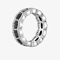 Womens Genuine Black Onyx Sterling Silver Cocktail Ring