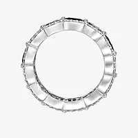 Womens Genuine Black Onyx Sterling Silver Cocktail Ring