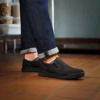 Nunn Bush Tour Work Plain Toe Mens Round Closed Slip-On Shoe