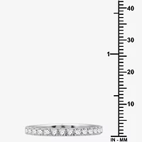 Signature By Modern Bride (H-I / I1) Womens 2 1/4 CT. T.W. Lab Grown White Diamond 10K Gold Pear Side Stone Halo Bridal Set