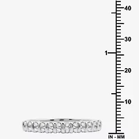 I Said Yes (H-I / I1) Womens 1/4 CT. T.W. Lab Grown White Diamond Sterling Silver Anniversary Wedding Band