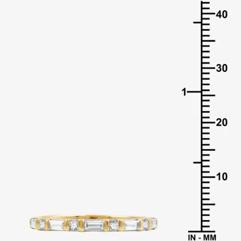 I Said Yes (H-I / I1) Womens 1/3 CT. T.W. Lab Grown White Diamond 14K Gold Over Silver Sterling Wedding Band