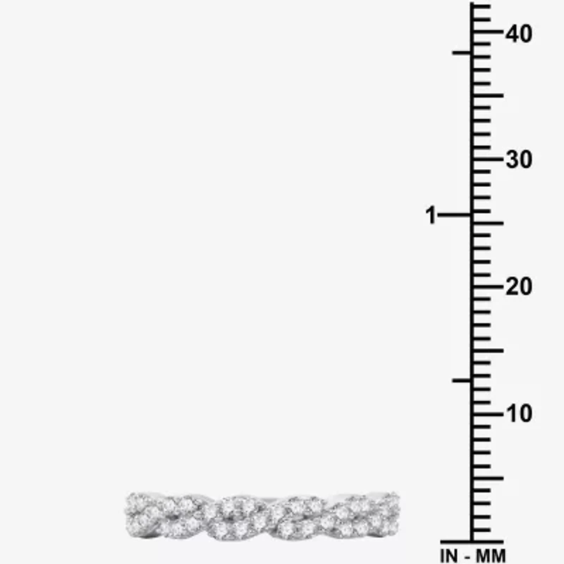 I Said Yes (H-I / I1) Womens 1 CT. T.W. Lab Grown White Diamond Sterling Silver Wedding Ring Set