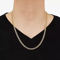 Made in Italy Unisex Adult 18 - 22 Inch 10K Gold Link Necklace