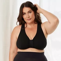 Leading Lady The Indy- Cotton Front Close Lace Racerback Bra- 138