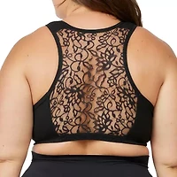 Leading Lady The Indy- Cotton Front Close Lace Racerback Bra- 138