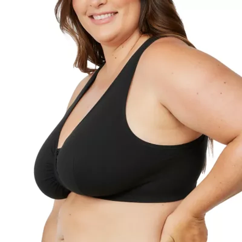 Leading Lady The Indy- Cotton Front Close Lace Racerback Bra- 138