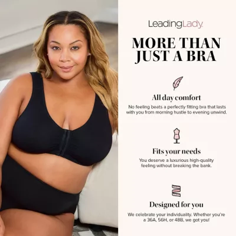 Leading Lady The Laurel - Seamless Front-Closure Bra- 119