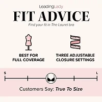 Leading Lady The Laurel - Seamless Front-Closure Bra- 119